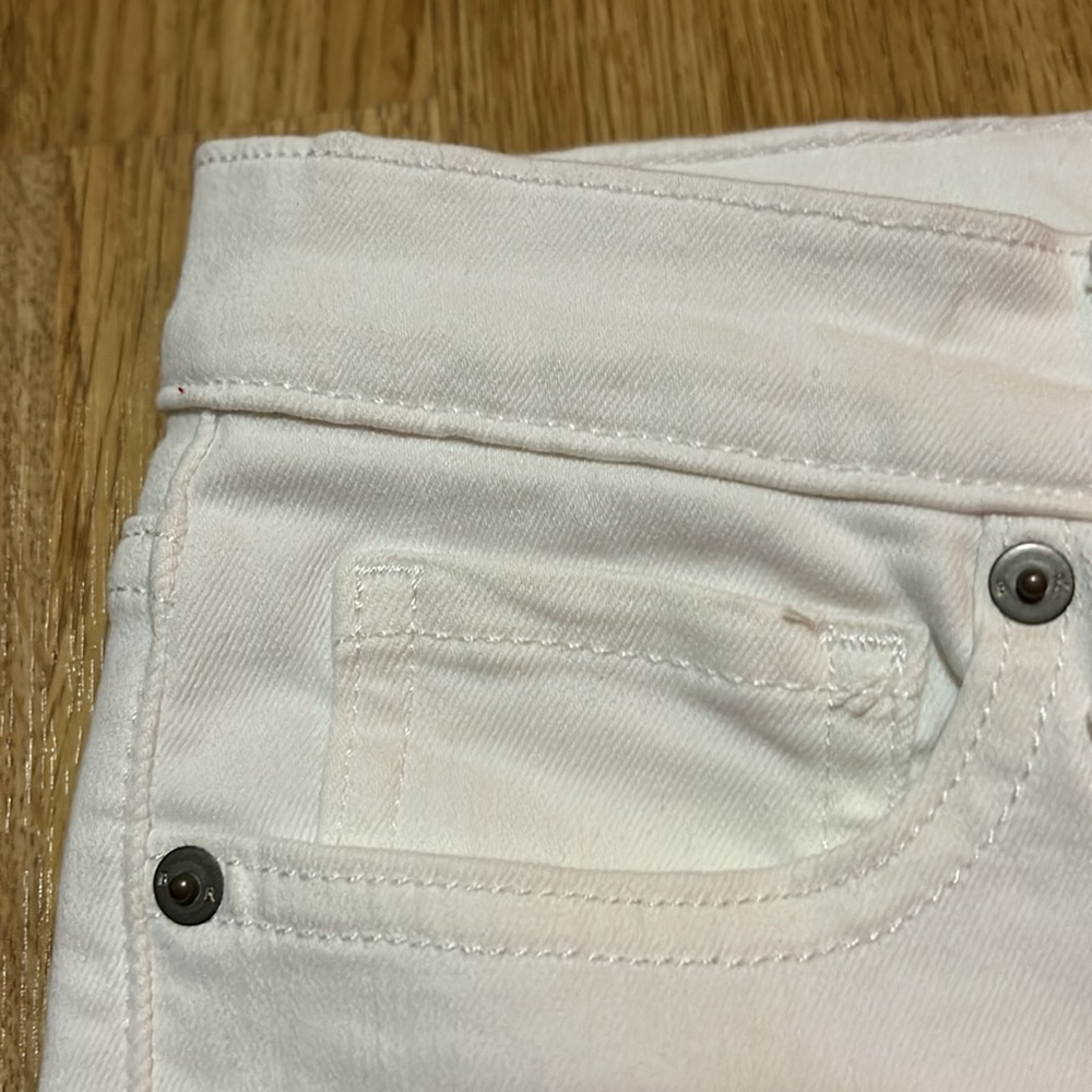 Banana Republic Stylish Women's White High Rise Skinny Jeans Size 27 / 4 - Picture 4 of 11
